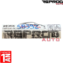 BSI VIERGE D9 PEUGEOT 406 S110824600B 9642639080 B6 SIEMENS
