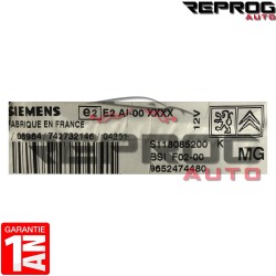 BSI VIERGE CITROEN C2 C3 F02-00 9652474480 S118085200K SIEMENS