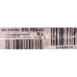 BSI VIERGE CITROEN C2 C3 F03-00 9653667480 S118085100L SIEMENS