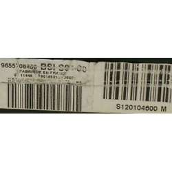 BSI VIERGE PEUGEOT 407 BSI-S03-00 9655708480 S120104600M S03 SIEMENS