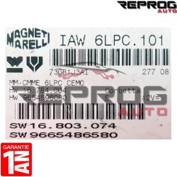 CALCULATEUR DÉCODÉ ou VIERGE PEUGEOT 207 CITROEN C3 IAW 6LPC.101 SW9665486580 HW9654596080