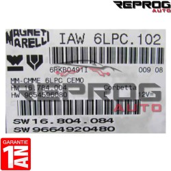 CALCULATEUR DÉCODÉ ou VIERGE CITROEN C3 1.4 16V IAW 6LPC.102 SW9664920480 HW9654596080