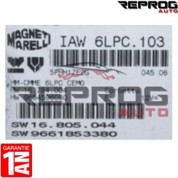 CALCULATEUR DÉCODÉ ou VIERGE PEUGEOT 207 1.4 16S IAW 6LPC.103 SW9661853380 HW9654596080