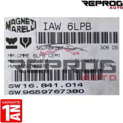 CALCULATEUR DÉCODÉ ou VIERGE PEUGEOT 407 IAW 6LPB HW9659580780 SW9659767380