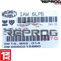 CALCULATEUR DÉCODÉ ou VIERGE PEUGEOT 407 CITROEN C5 IAW 6LPB HW9659580780 SW9660215880