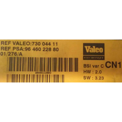 BSI VIERGE CITROEN XSARA VALEO CN1 9646022880 73004411 VALEO 3.23