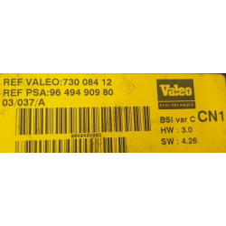 BSI VIERGE CITROEN XSARA VALEO CN1 9649490980 73008412 VALEO 4.26