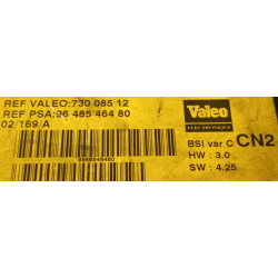 BSI VIERGE CITROEN XSARA CN2 9648546480 73008512 4.25 VALEO