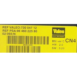 BSI VIERGE CITROEN XSARA VALEO CN4 9646022580 73004712 3.23