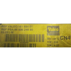 BSI VIERGE CITROEN XSARA VALEO CN4 9650624680 16165401 VALEO 4.27