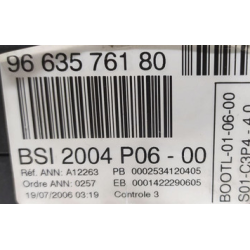 BSI VIERGE CITROEN C2 VALEO P06-00 9663576180