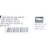 BSI VIERGE CITROEN XSARA PICASSO 9632526980 73002612 VALEO SOFT: V6.91 BOITE B5 PR4