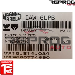 CALCULATEUR DÉCODÉ ou VIERGE CITROEN C4 VTS IAW 6LPB HW9659580780 SW9660774680