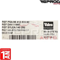 BSI VIERGE CITROEN BERLINGO 9641280580 73004011 VALEO BOITE M2 PR4 V8.1
