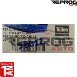 BSI VIERGE CITROEN XSARA PICASSO 9641427780 73002512 133272 VALEO SOFT: V8.1 BOITE B6 PR4