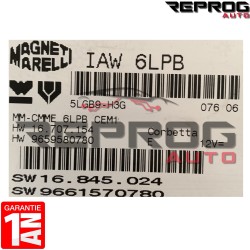 CALCULATEUR DÉCODÉ ou VIERGE PEUGEOT 407 IAW 6LPB HW9659580780 SW9661570780
