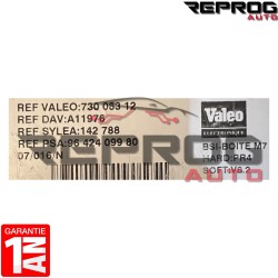 BSI VIERGE PEUGEOT PARTNER CITROEN BERLINGO 73006312 9642409980 VALEO M7 V8.2
