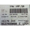 CALCULATEUR DÉCODÉ PEUGEOT 106 CITROEN SAXO 1.4i IAW 1AP.50 9637089080 16370.344