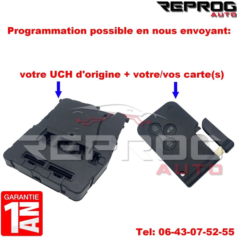 CARTE VIERGE RENAULT MEGANE 2 SCENIC 2 285973920R 285974543R 7701209132 7701209135 BADGE PCF7947