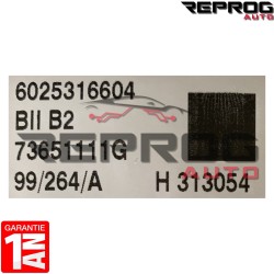 BII B2 VIERGE RENAULT ESPACE 3 6025316604 73651111G H313054 B2I UCH VALEO