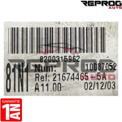 UCH VIERGE RENAULT ESPACE 4 81N1 8200315962 SAGEM 21674465-5A 11.00