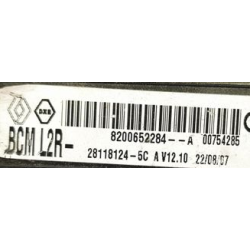 UCH VIERGE RENAULT MODUS CLIO 3 BCM 8200652284A 28118124-5C L2R-