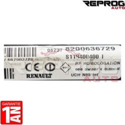 UCH VIERGE RENAULT CLIO 3 A CARTE MAIN LIBRE 8200636729 S118400400I N85 INT