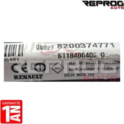 UCH VIERGE RENAULT CLIO 3 A CARTE MAIN LIBRE 8200374771 S118400400G N85 INT