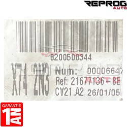 UCH VIERGE RENAULT LAGUNA 2 X74 2N3 8200518947 21677136-8F SAGEM