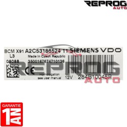 UCH BCM VIERGE RENAULT LAGUNA 3 284B10045R L3 A2C53186524 SIEMENS VDO