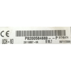 UCH N3 VIERGE RENAULT MASTER P8200584669P V6.7 28118857-0A SAGEM MASCOTT
