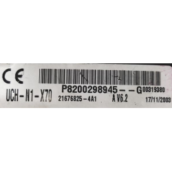 UCH N1 VIERGE RENAULT MASTER P8200298945G V6.2 216768825-4A1 UCH-N1-X70 SAGEM