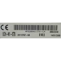 UCH N1 VIERGE RENAULT MASTER P8200461378L V6.5 28112767-6A UCH-N1-X70 SAGEM