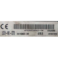 UCH N1 VIERGE RENAULT MASTER P8200530962N 28115853-0B V6.6 UCH-N1 SAGEM