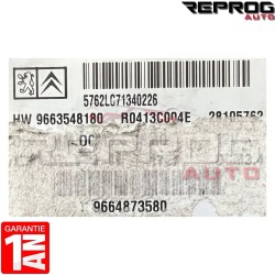 CALCULATEUR MOTEUR AVEC PROGRAMMATION CLONAGE PEUGEOT 307 HW9663548180 DCM3.4 DELPHI