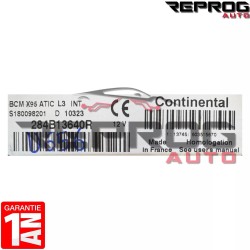 UCH BCM X95 VIERGE RENAULT MEGANE SCENIC 3 L3 INT 284B13640R S180098201D