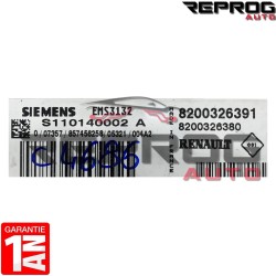 copy of CALCULATEUR VIERGE RENAULT KANGOO 1.5DCI 8200123485 HOM8200129109 DELPHI DDCR