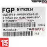 copy of CALCULATEUR MOTEUR VIERGE FIAT GRANDE PUNTO 1.3 JTD MJD 8F2.G1 51892322 HW00P