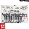 copy of CALCULATEUR VIERGE FIAT GRANDE PUNTO 1.2 IAW 5SF8.NS HW401 51918335