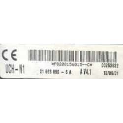 UCH N1 VIERGE RENAULT TRAFIC 2 P8200156015C V4.1 UCH-N1 SAGEM 21668890-6A