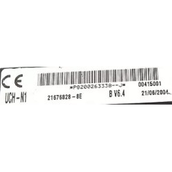 UCH N1 VIERGE RENAULT MASTER P8200263338J V6.4 21676828-8E UCH-N1-X70 SAGEM