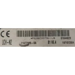 copy of UCH N2 VIERGE RENAULT TRAFIC 2 OPEL VIVARO P8200461556K V6.5 UCH-N2 SAGEM 28112769-7A