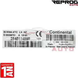 UCH BCM VIERGE RENAULT MEGANE SCENIC 3 L4 284B11486R X95 SIEMENS S180098701