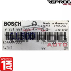 copy of CALCULATEUR MOTEUR DÉCODÉ RENAULT KANGOO DTI 0281001878 HOM7700109062 7700110649 MSA15