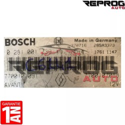 CALCULATEUR MOTEUR DÉCODÉ RENAULT MEGANE 1.9 DTI 0281001739 7700107091 7700107088 MSA15