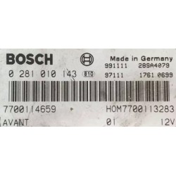 copy of CALCULATEUR MOTEUR DÉCODÉ RENAULT KANGOO DTI 0281001878 HOM7700109062 7700110649 MSA15