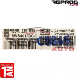 copy of CALCULATEUR MOTEUR DÉCODÉ PEUGEOT PARTNER CITROEN BERLINGO 5WS40155A-T SW9653577680 HW9647423380 SID801A