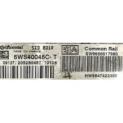 copy of CALCULATEUR MOTEUR DÉCODÉ PEUGEOT PARTNER CITROEN BERLINGO 5WS40155A-T SW9653577680 HW9647423380 SID801A