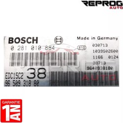 CALCULATEUR DÉCODÉ PEUGEOT EXPERT HDI 0281010884 9650931880 BOSCH EDC15C2