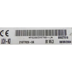 UCH VIERGE N3 RENAULT TRAFIC 2 P8200399798J V6.3 UCH-N3 SAGEM 21677826-3A